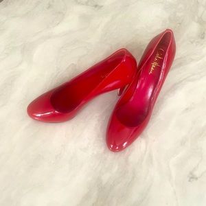 Red Cole Haan Nike pumps